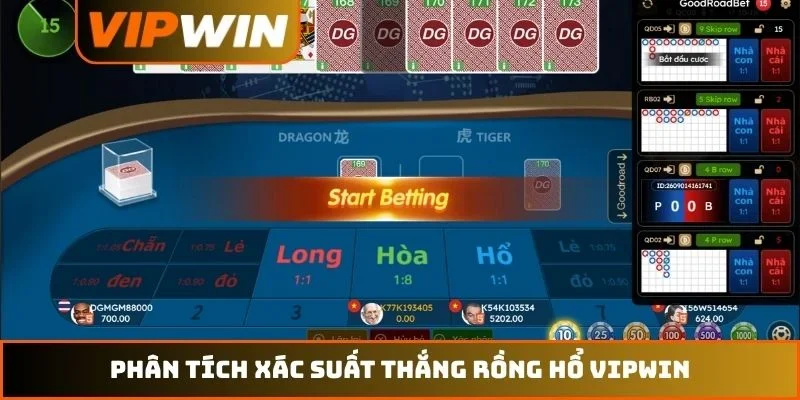 Phân tích xác suất thắng Rồng Hổ VIPWIN