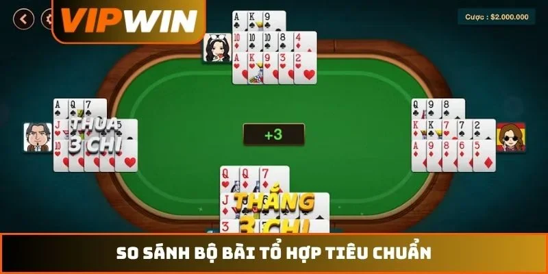 So sánh bộ bài tổ hợp tiêu chuẩn